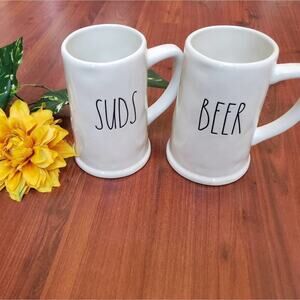 NWT Rae Dunn Beer Mug Set